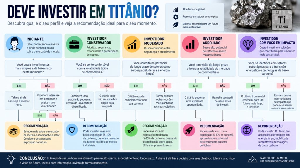 Diagrama de decisão para saber se vale investir em panelas de titânio